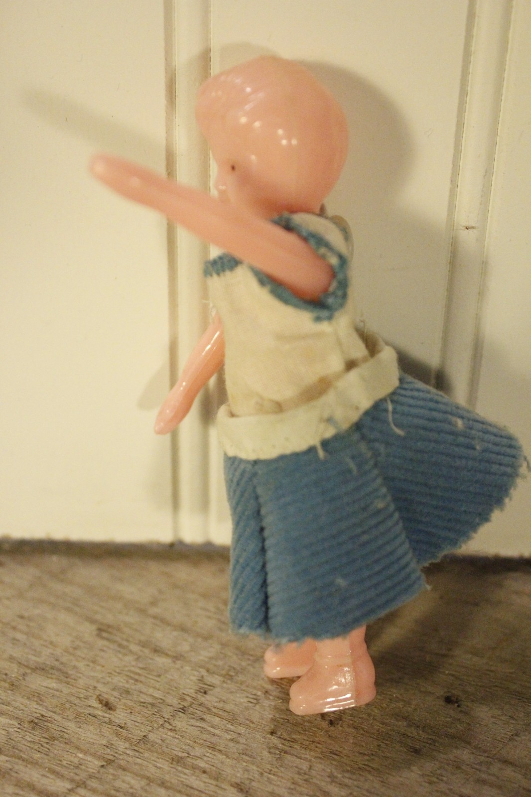 Vintage Pink Plastic Doll 4