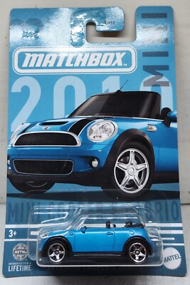 Matchbox   2010 Mini Cooper S Cabrio #3/6 2024 MINI/Thailand  WAL-MART ONLY
