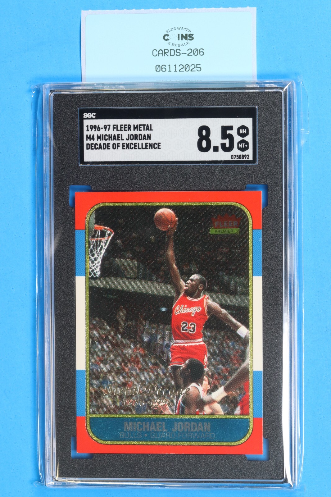 Michael Jordan PREMIUM 金箔サインカード UPPER DECK 