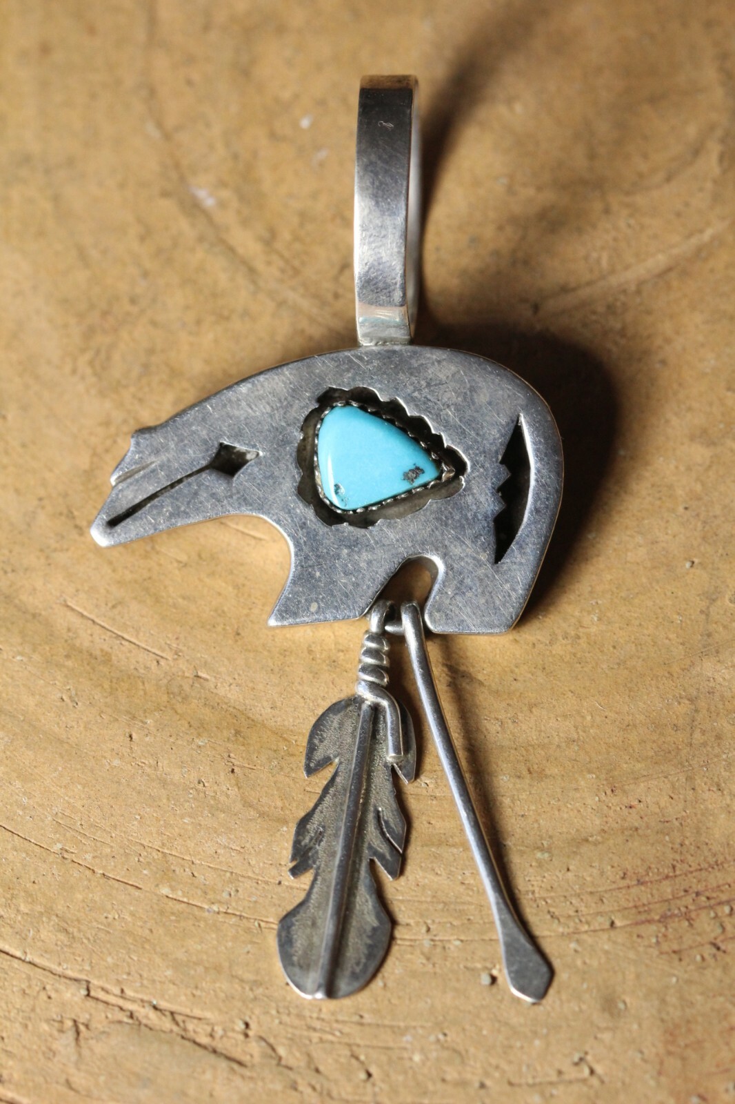 Sam Kee Vintage Native American Navajo Feather Sterling Silver Necklace! Sam Kee Vintage Native American Navajo Feather Sterling Silver Necklace!