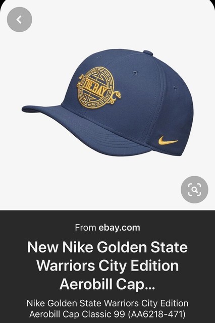 golden state warriors city edition nike aerobill classic99