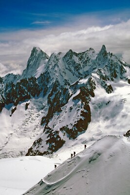 Chamonix Aiguille du Midi Mont Blanc Massif French Alps France Photograph Print