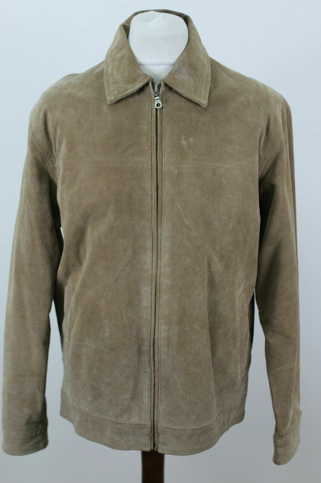 THOMAS NASH Brown Suede Leather Jacket 