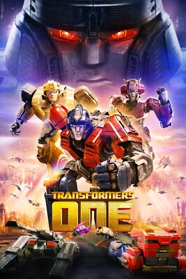 TRANSFORMERS ONE 2024 ( Blu-Ray ) All region with case Free Shipping****