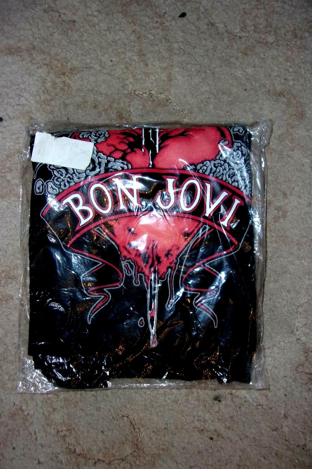 Bon Jovi /heart \u0026 Dagger t/shirt ; New 