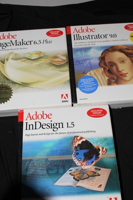 Adobe Suite including PageMaker 6.5 & InDesign 1.5