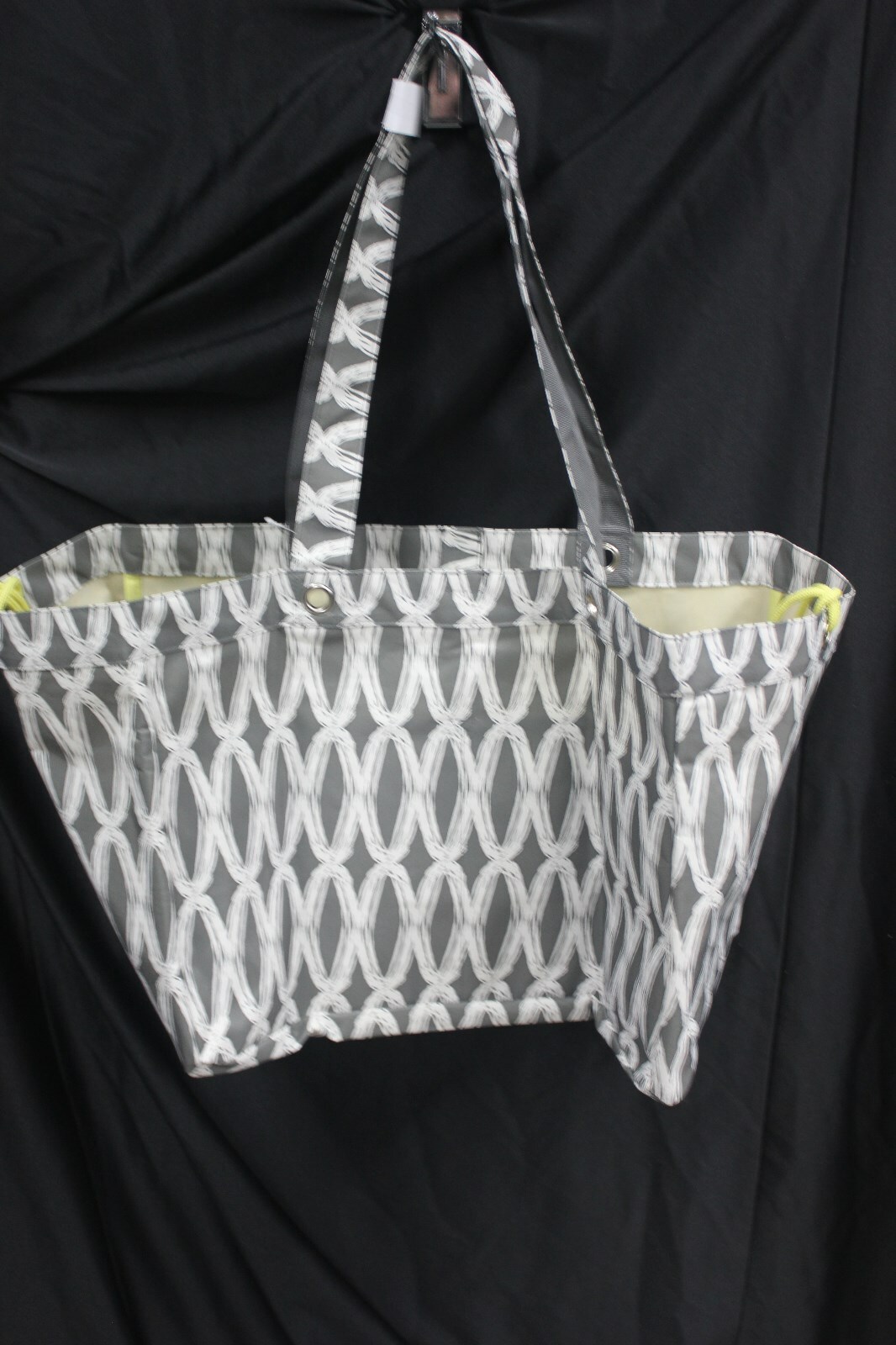 NEW 31 Thirty One Soft Utility Tote in Charcoal links great