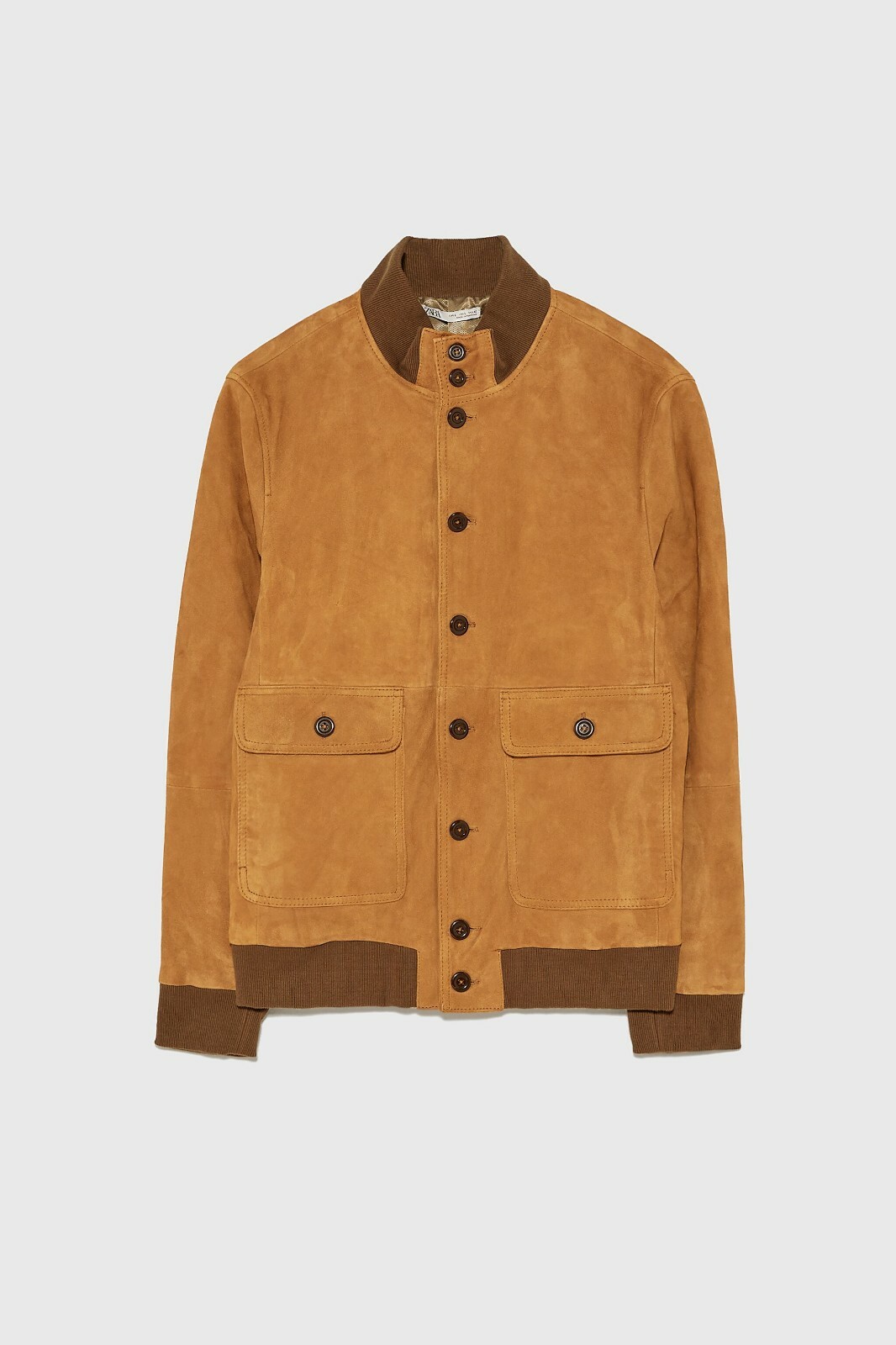 zara アウター DENIM BOMBER JACKET - Mid-blue | ZARA United States