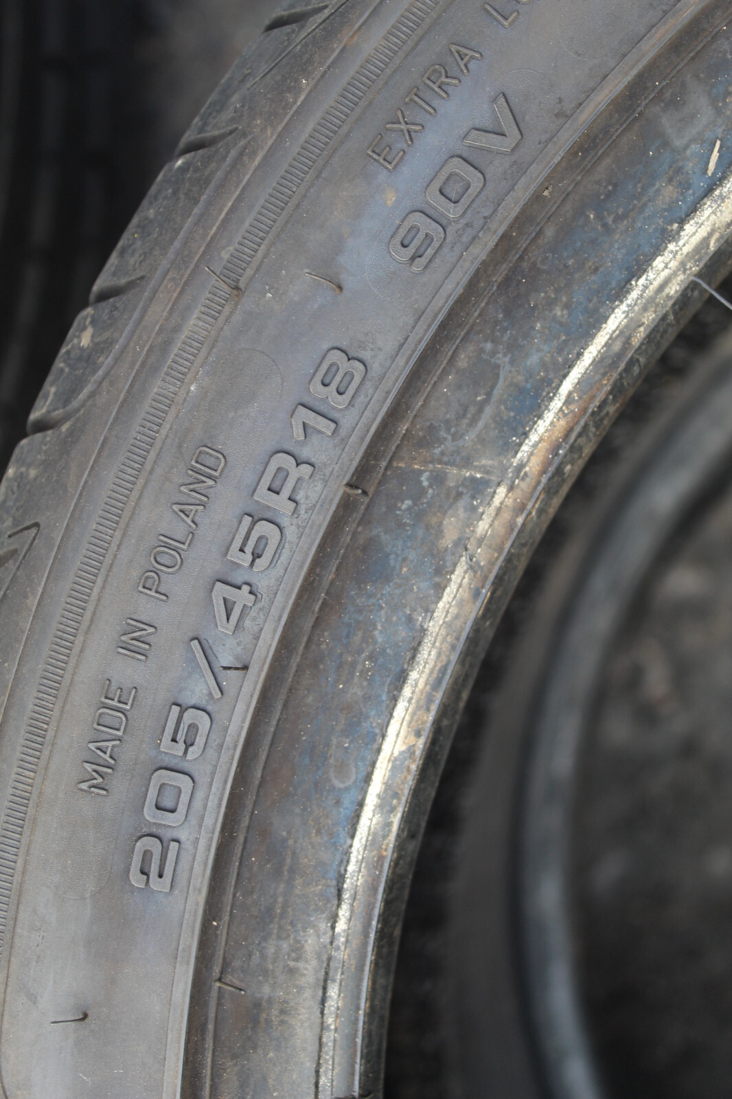 205 45 18 Goodyear, Eagle F1, XL, 90V, x2 A Pair 6.8mm (F1_tyres) L3449