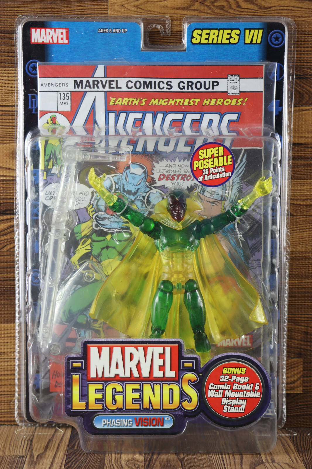 コミック・アニメ TOYBIZ MARVEL LEGENDS VISION Amazon.com: Marvel Legends Series Vision, Comics Collectible