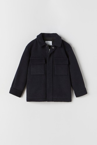 ZARA KIDS BOY WOOL BLEND COAT 5854/753 SZ 11-12 | eBay