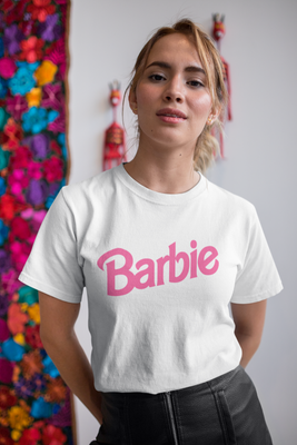 White Barbie Shirt, Adult Barbie Shirt Size S - XL, Barbie Girl