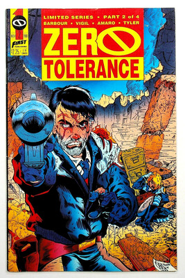 Zero Tolerance #2 Signed Tim Vigil First Comics