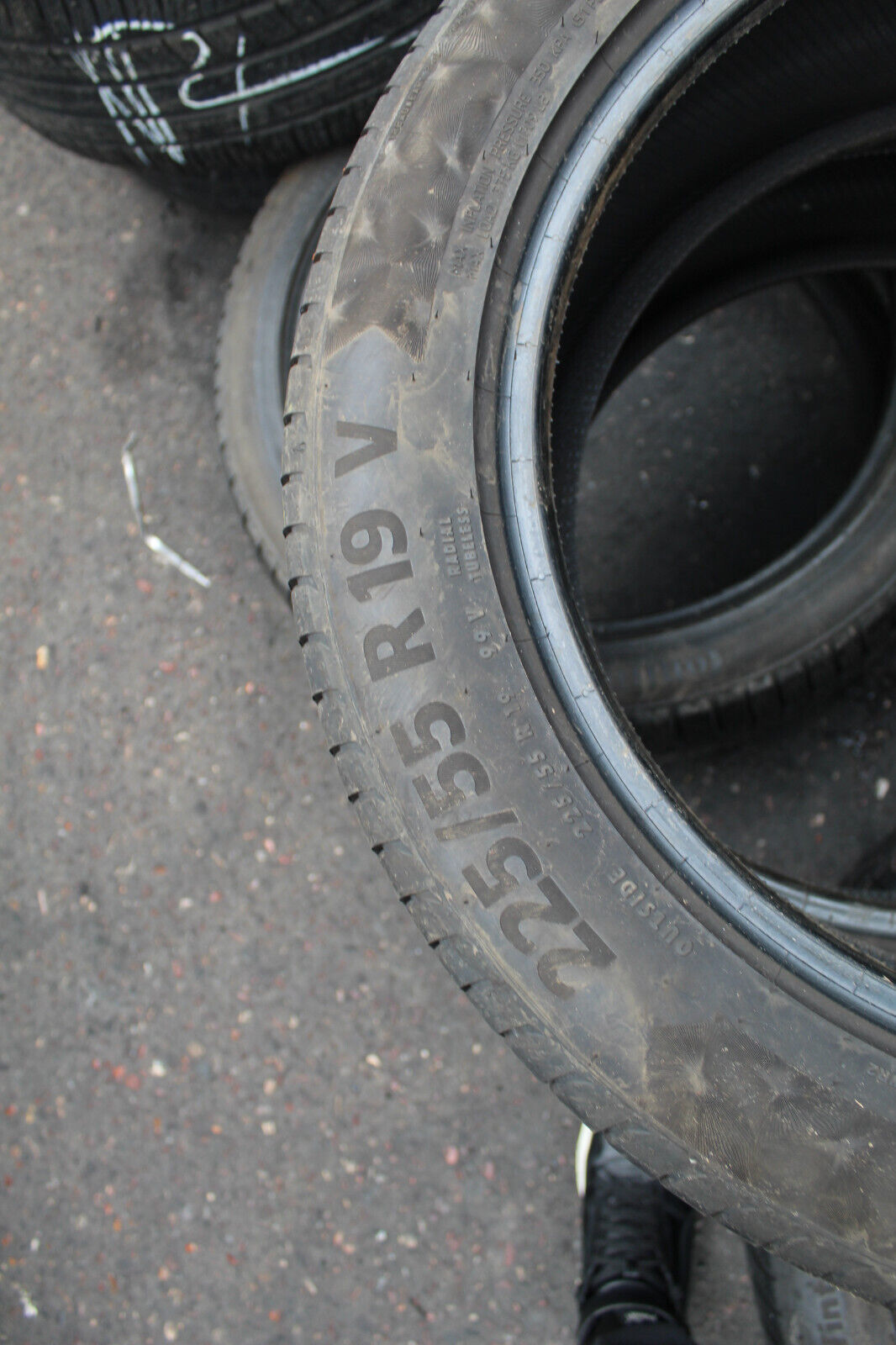 225 55 19 Continental, Premium Contact 6, 99V, x2 A Pair 6.0mm (F1_tyres) L2454