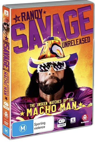 WWE - Randy Savage Unreleased - Macho Man (DVD) New & Sealed - Region 4 - Picture 1 of 2