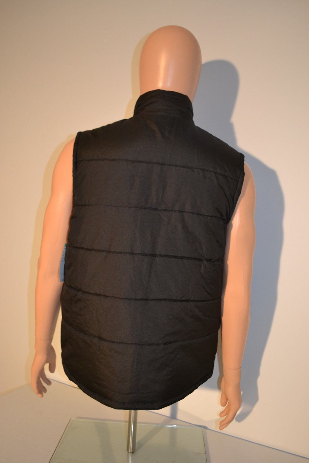 NordicTrack Men's Black Onyx Puffer Vest Size Small Sears Brand