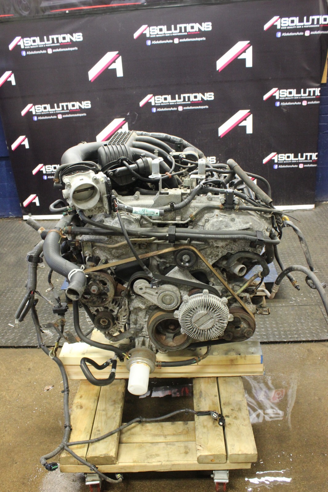 2015 NISSAN FRONTIER ENGINE LONG BLOCK 4.0L V6 4x4 VQ40DE