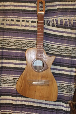 Wishnevsky 6 String  Acoustic New Model Guitar. Curly Walnut & Antique Chestnut