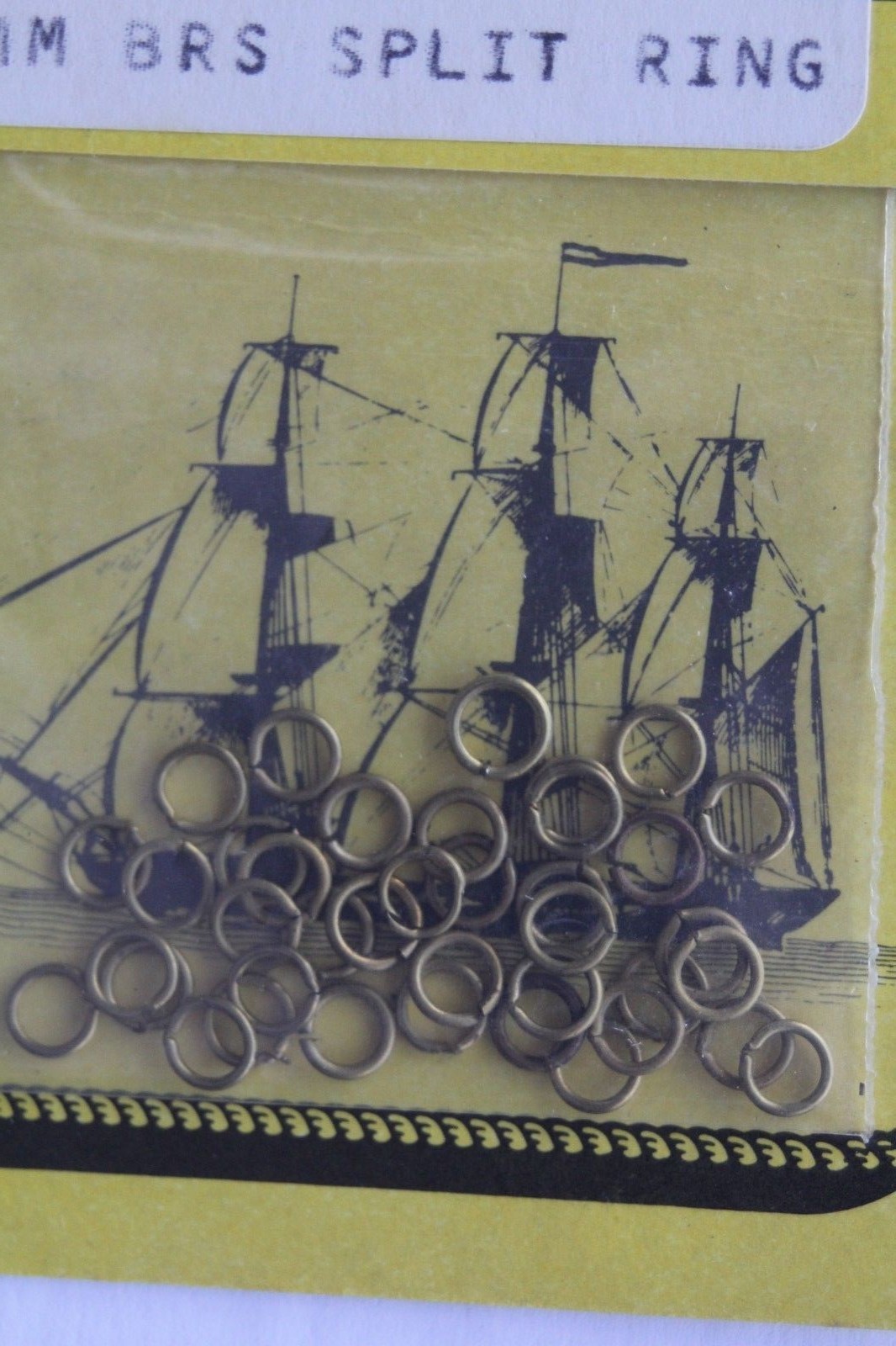 Model Shipways Fittings MS0954 Brass Split Ring 5mm NEW Old Stock 40/Pkg