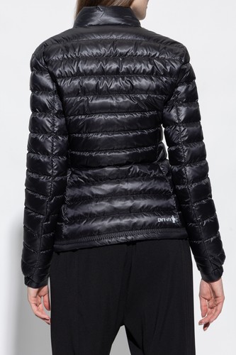 Pre-owned Moncler Women Puffer Coat Grenoble Giubbotto Full Zip Jacket Black