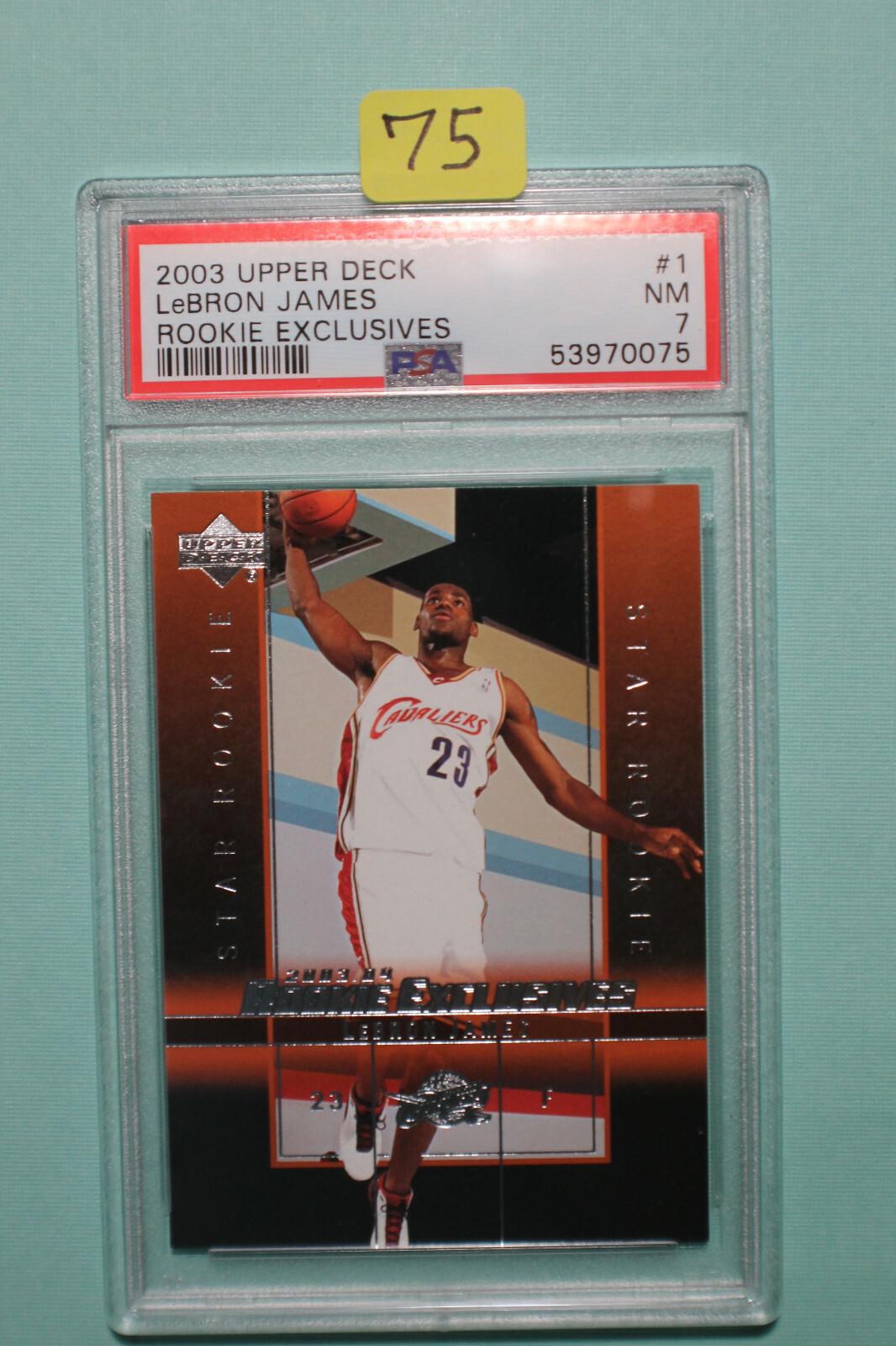その他 UD rookie exclusives Lebron James card 2003 Upper Deck Lebron James Rookie Exclusives Card #1