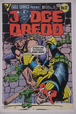 Judge Dredd #12 (Eagle Comics 1983)  The Day the Law Died* Bolland Cover! VF