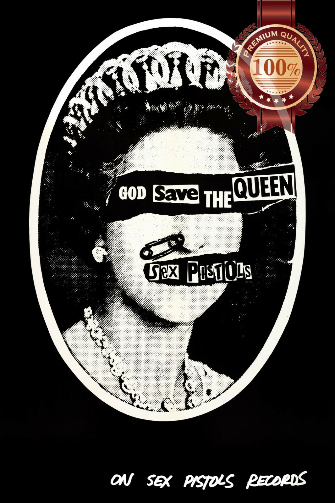 SEX PISTOLS GOD SAVE THE QUEEN MUSIC BAND OFFICIAL ORIGINAL