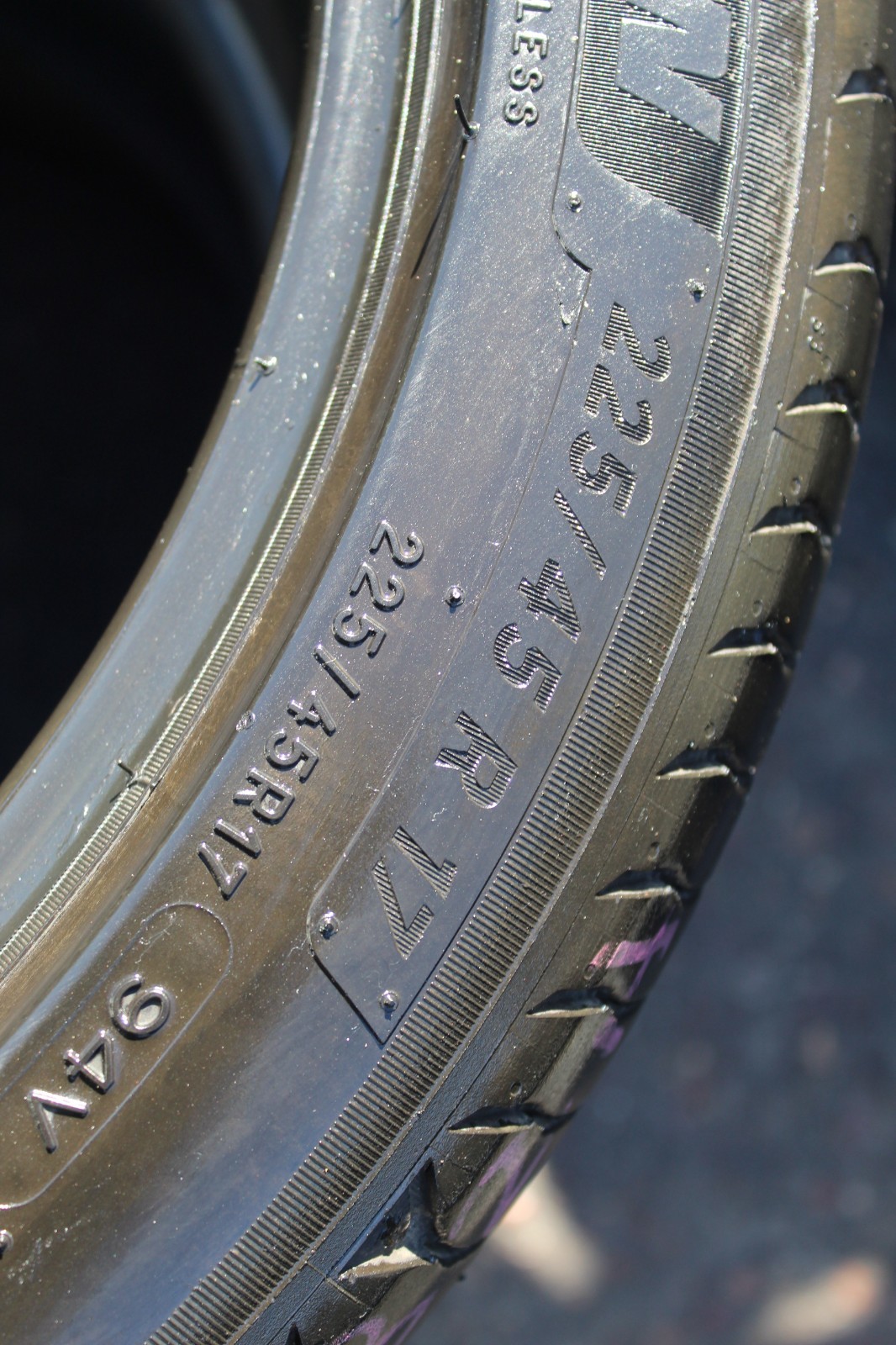 225 45 17 Michelin, Primacy 4, XL, 94V, x2 A Pair 5.5mm (F1_tyres) L3982