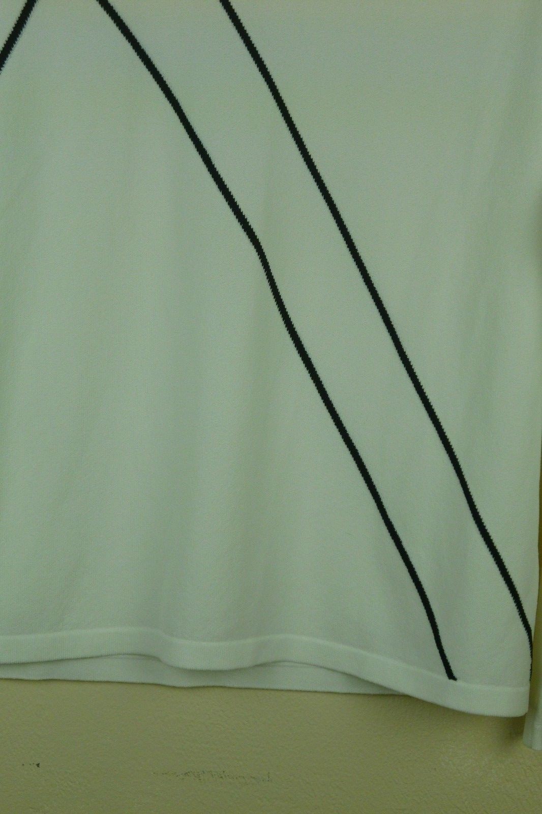 EP PRO Womens White Long Sleeve V-Neck Golf Sweater  Size S EUC