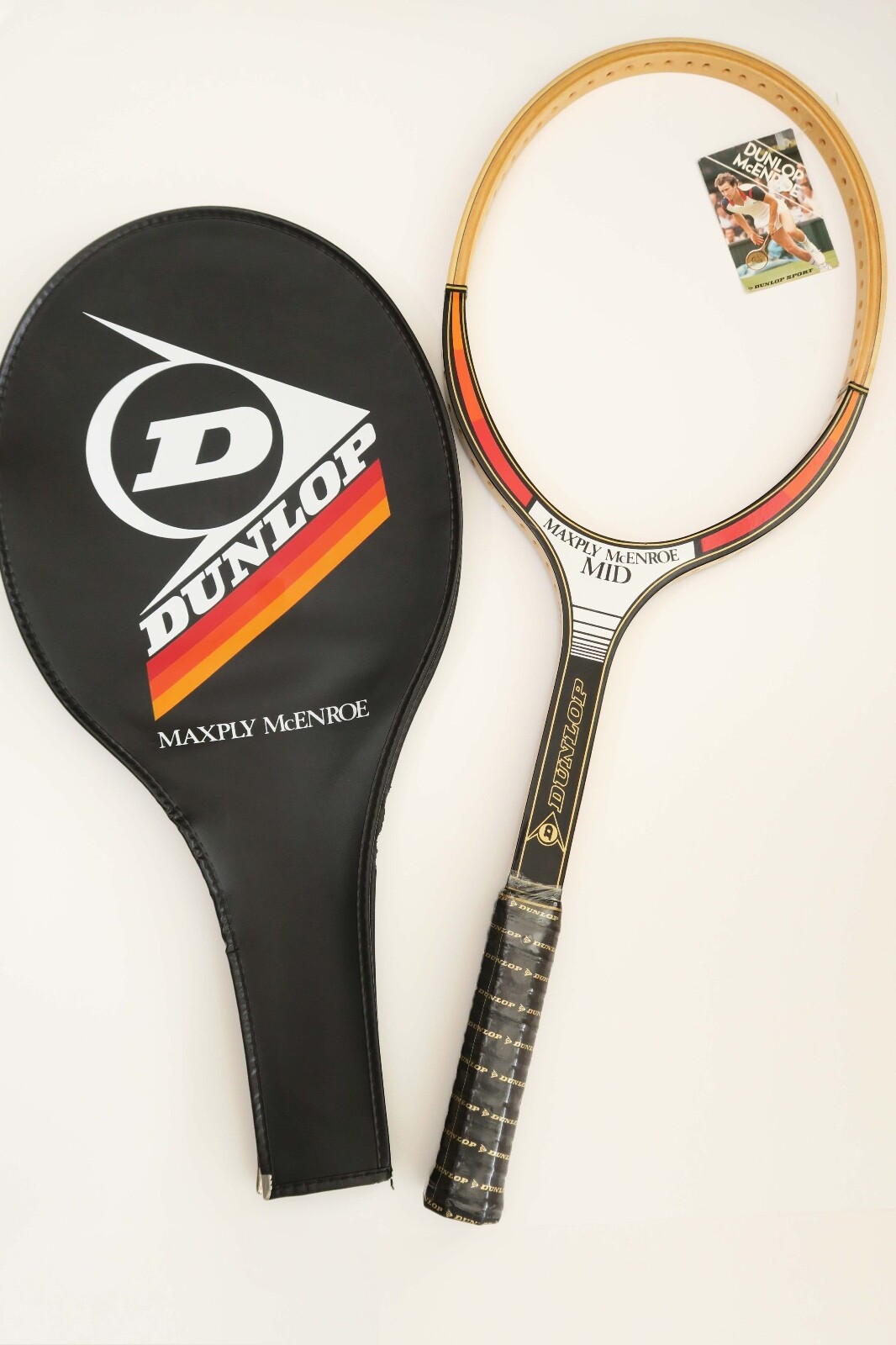 Brand New Dunlop MaxPly McEnroe Mid Wooden Tennis Racquet Brand New Dunlop MaxPly McEnroe Mid Wooden Tennis Racquet