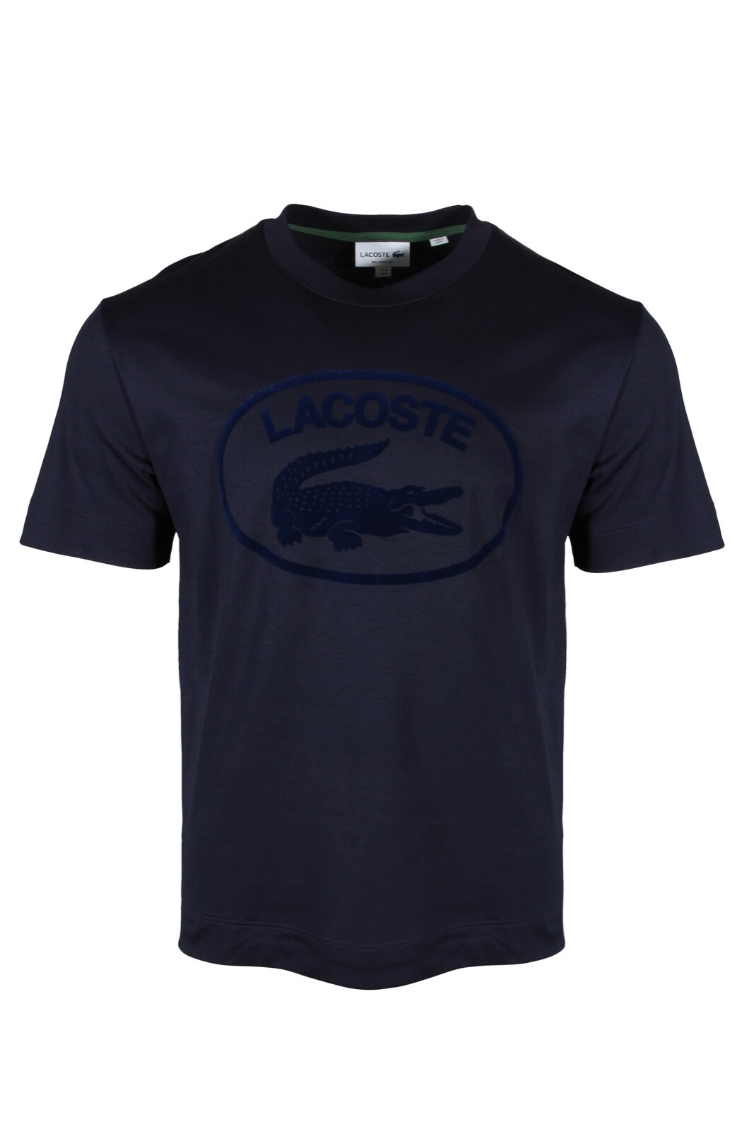 

Lacoste Мужская футболка свободного кроя с логотипом в тон темно-синего цвета TH0244 51 166, Синий