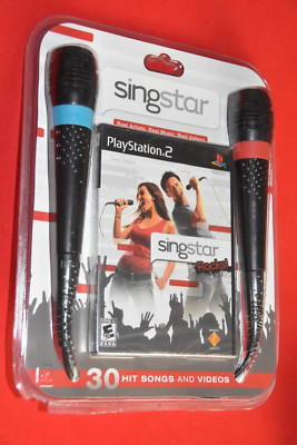 SingStar Rocks Bundle with Microphones (Sony PlayStation 2, 2006) Brand New PS2