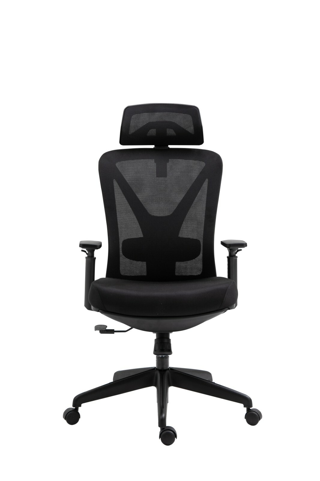 Ergonomic Office Chair Black Mesh High Back Headrest Telescopic