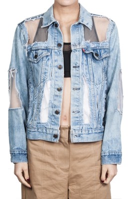 levis distressed denim jacket