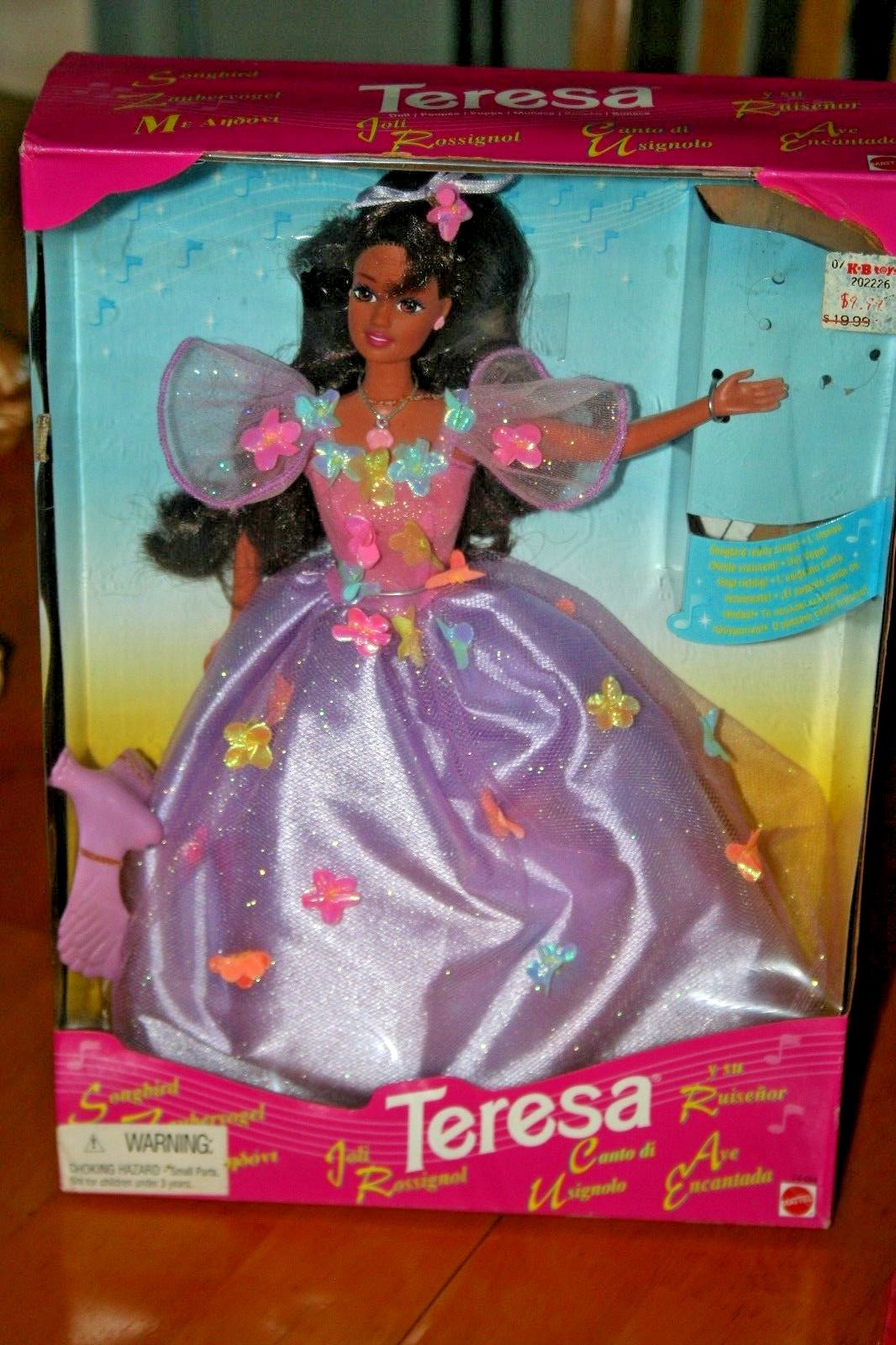 1995 Teresa Songbird Barbie Doll RARE FOREIGN BOX New Never Removed Box Damaged eBay