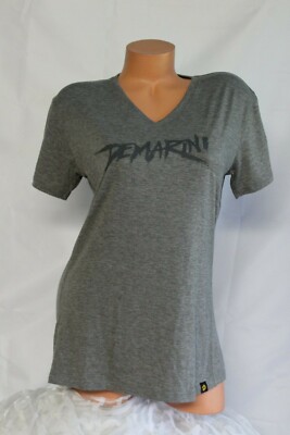DEMARINI (M) Workout Top Fitness Sport Grey Athletic Wear   MSRP $28.00