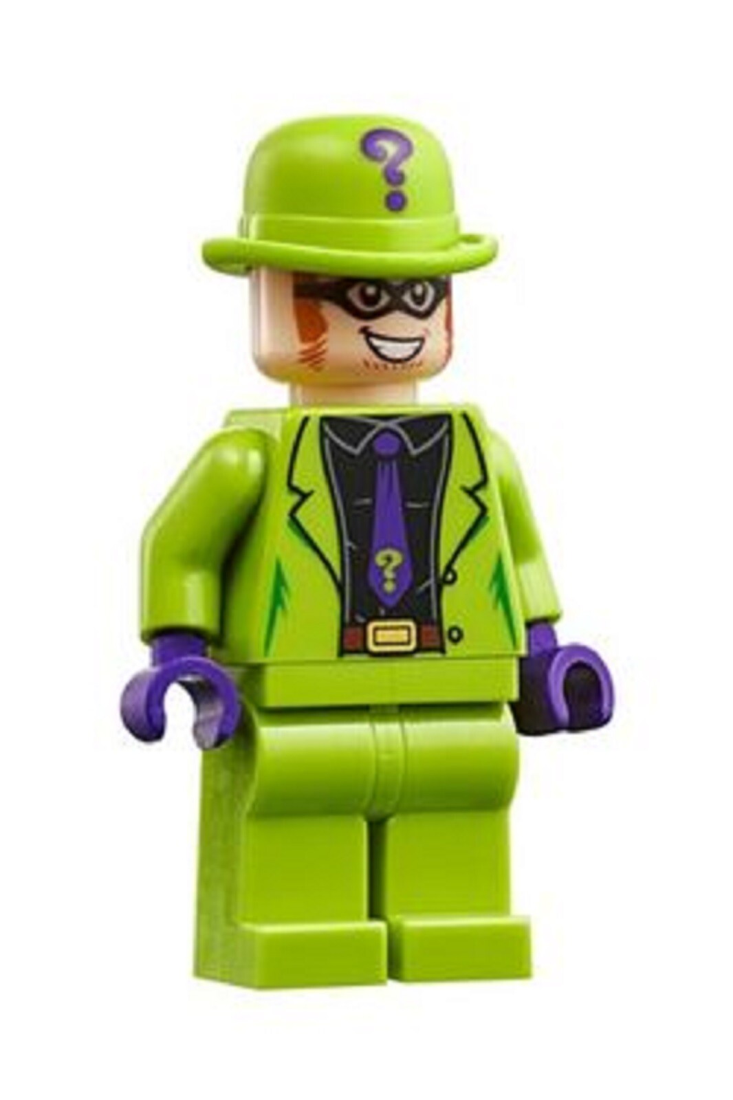 lego® superheroes™ minifigure the riddler minifig from set