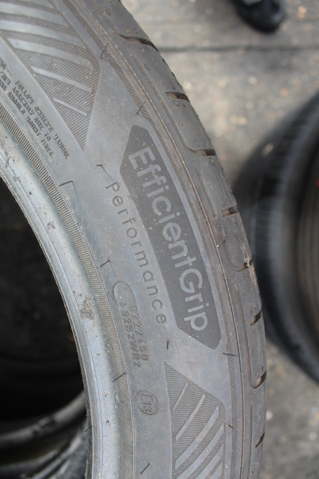 New 215 50 19 Goodyear, Efficient Grip, 93T, x2 A Pair (F1_tyres) L1385
