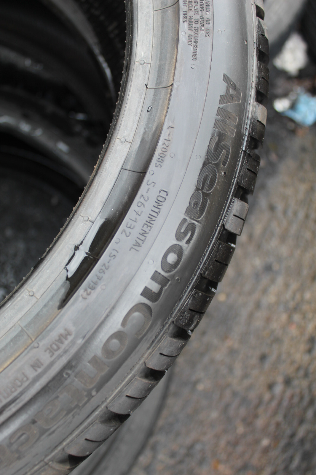 New 215 45 18 Continental, All Season, XL, 93V, x2 A Pair (F1_tyres) FO L3404