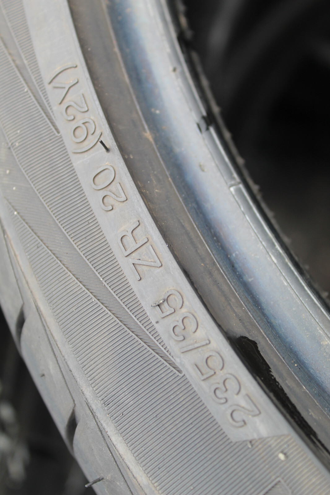 235 35 20, Vredestein, Giugiaro, XL, 92Y, x2 A Pair 6.5mm (F1_tyres) FO L2304