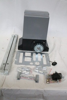 ECUTEE Schiebetor-Set, schwenkbar, mit Fernbedienung, elektrischer Motor