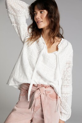 NWT Anthropologie Willow Lace Blouse size 6