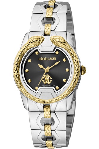 Pre-owned Roberto Cavalli By Franck Muller Women's 32mm Quartz Watch Rv1l168m0061