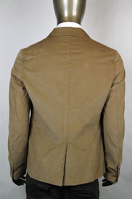 Pre-owned Gucci Authentic  Mens Corduroy College Jacket Blazer Brown 337797 2602