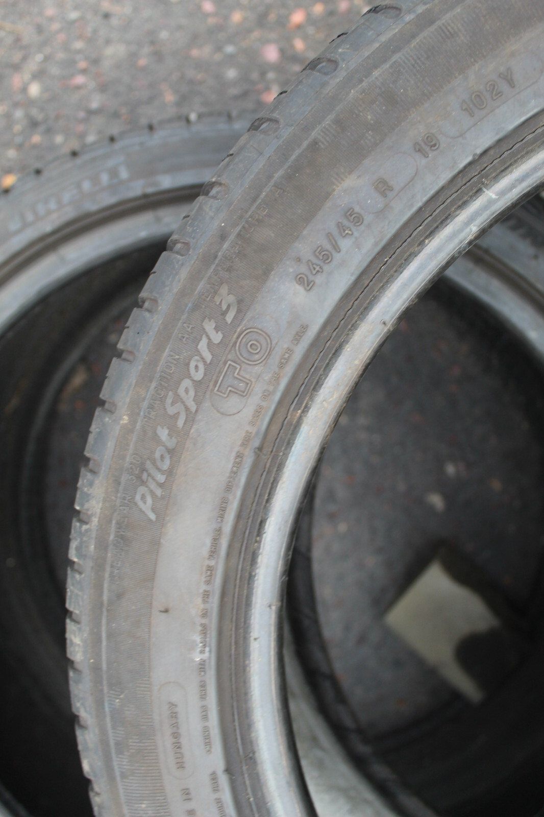 245 45 19 Michelin, PS 3, T0, XL, 102Y, x1 Single Tyre 5.5mm (F1_tyres) L2833