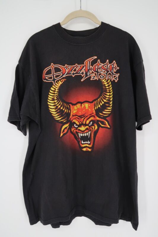 Vintage T Shirt OzzFest 2004 Ozzy Osbourne Slipknot Black Sabbath Slayer XL