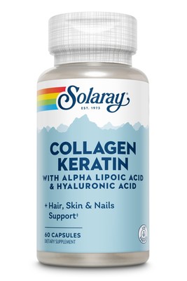 Solaray Collagen Keratin Type I, II и III 60 капсул