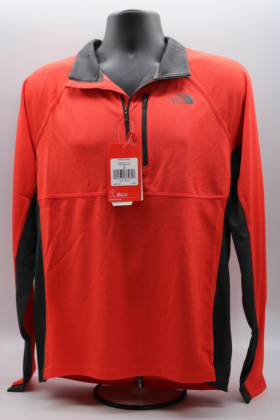 The North Face Men Ambition 1/4 Zip Pullover Jacket The North Face Men Ambition 1/4 Zip Pullover Jacket