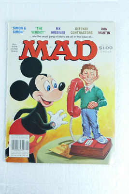 Mad Magazine June 1983 #239 Mickey  Mouse Cover