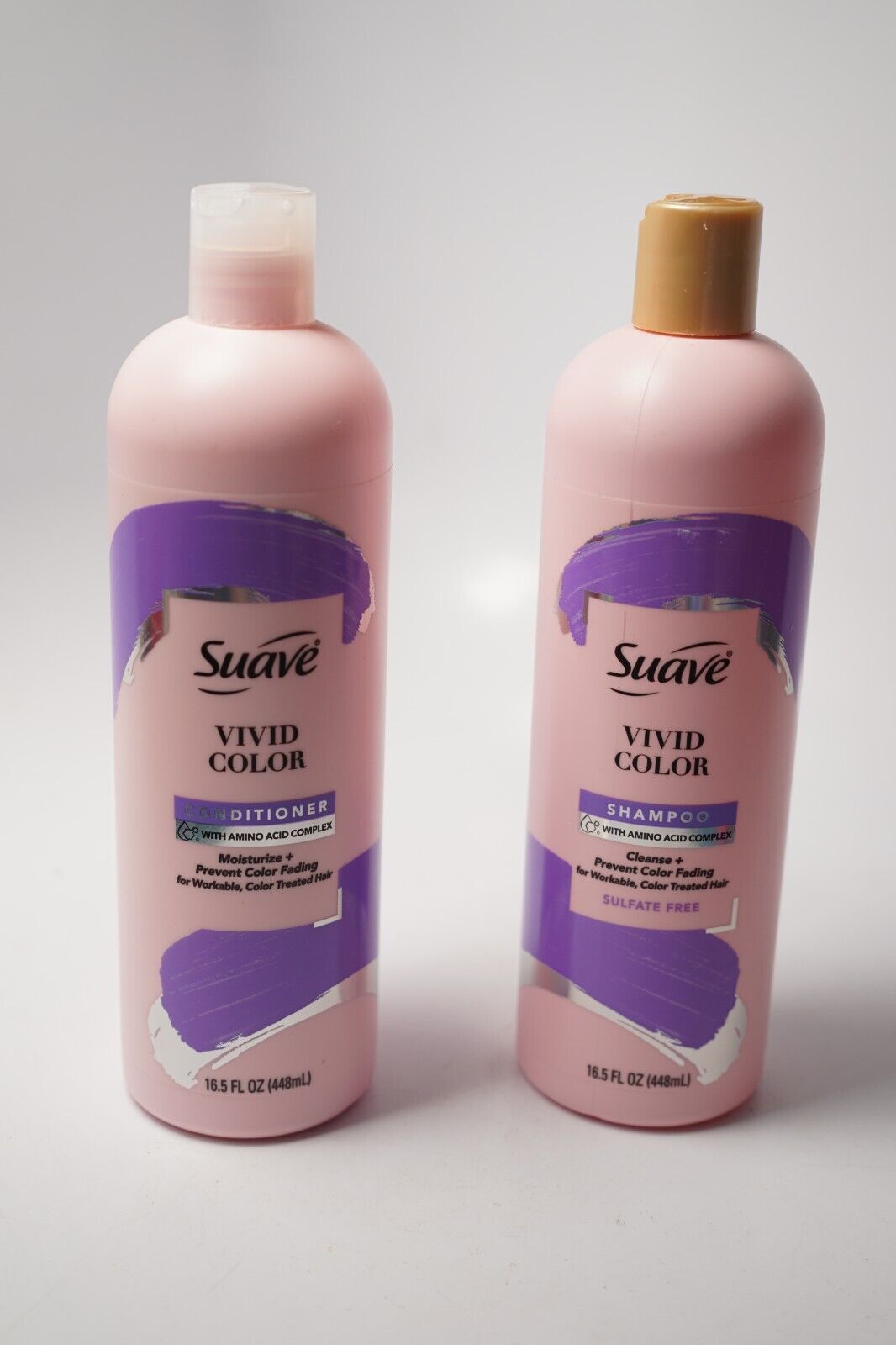 Set 2 Suave Vivid Color Shampoo & Conditioner with Amino
